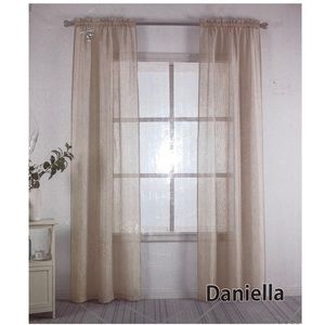 Curtain panel pair Taupe 74” X 84”